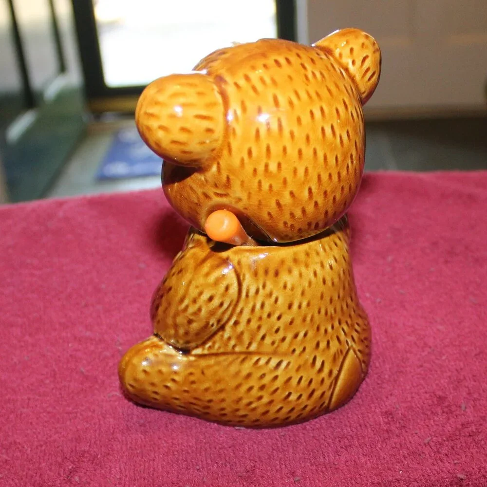 Vintage Ceramic Honey Bear Pot